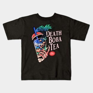 Death Bobba Tea Kids T-Shirt